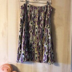 NOTATIONS Fully Lined Skirt Size L